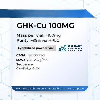 GHK-Cu Copper Peptide (100MG)